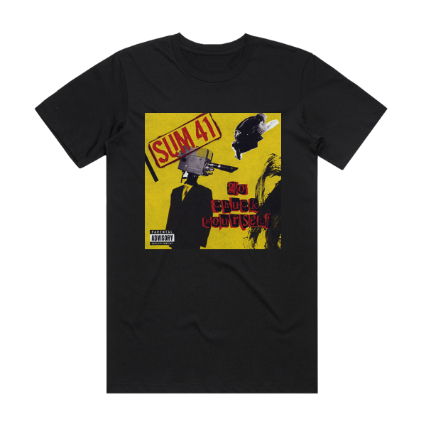 Sum 41 Go Chuck Yourself Album Cover T-Shirt Black