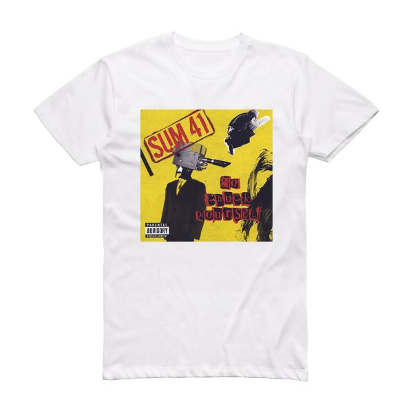 Sum 41 Go Chuck Yourself Album Cover T-Shirt White