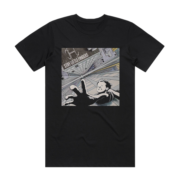 Stiff Little Fingers Go For It 1 Album Cover T-Shirt Black