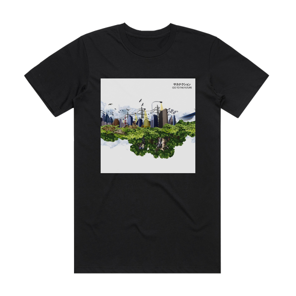 Sakanaction Go To The Future Album Cover T-Shirt Black
