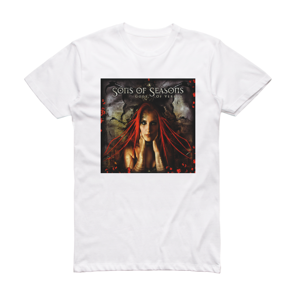 Sons of Seasons Gods Of Vermin Album Cover T-Shirt White