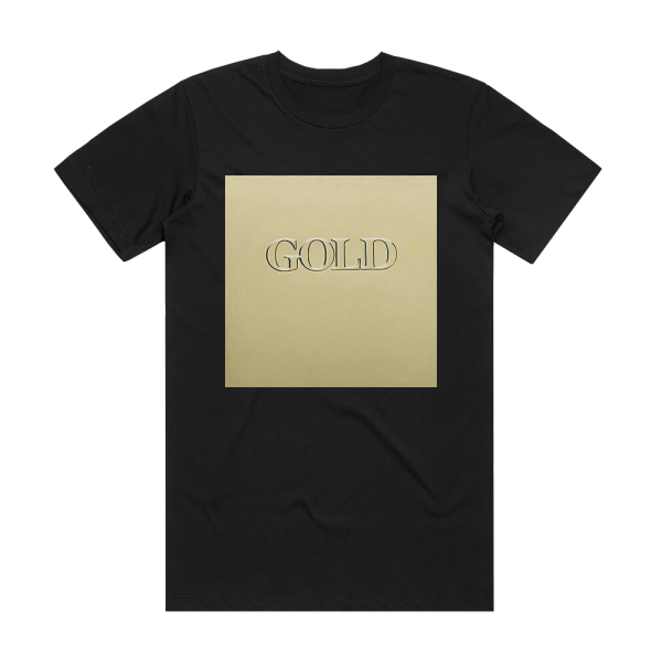 Santana Gold Album Cover T-Shirt Black