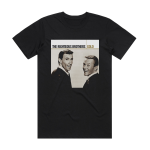 The Righteous Brothers Gold Album Cover T-Shirt Black