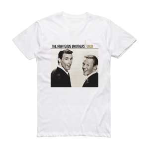 The Righteous Brothers Gold Album Cover T-Shirt White