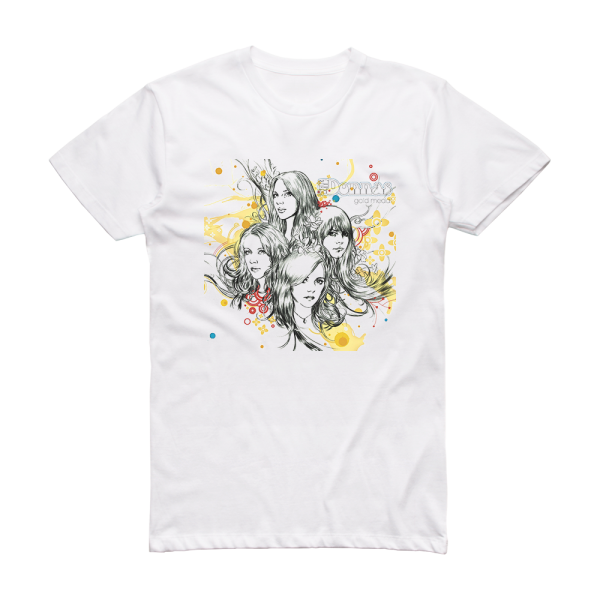 The Donnas Gold Medal Album Cover T-Shirt White