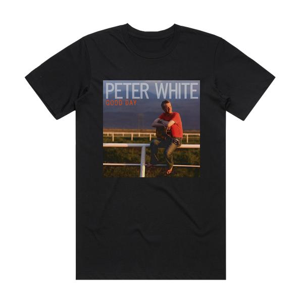 Peter White Good Day Album Cover T-Shirt Black