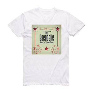The Baseballs Good Ol Christmas Album Cover T-Shirt White