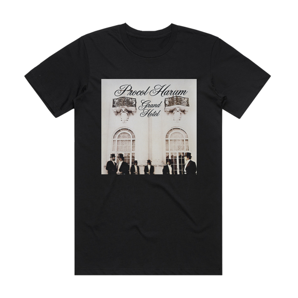 Procol Harum Grand Hotel Album Cover T-Shirt Black