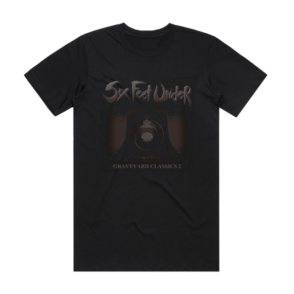 Six Feet Under Graveyard Classics 2 Album Cover T-Shirt Black