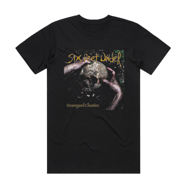 Six Feet Under Graveyard Classics Album Cover T-Shirt Black