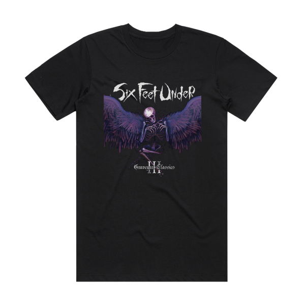 Six Feet Under Graveyard Classics Iii Album Cover T-Shirt Black