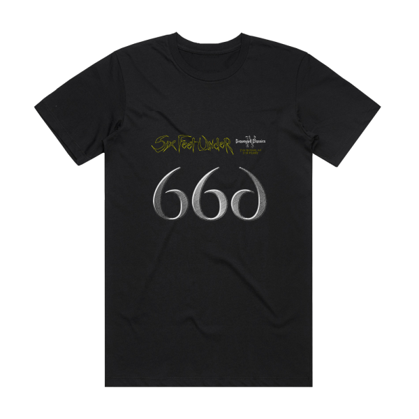 Six Feet Under Graveyard Classics Iv The Number Of The Priest Album Cover T-Shirt Black