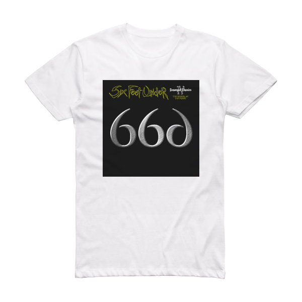 Six Feet Under Graveyard Classics Iv The Number Of The Priest Album Cover T-Shirt White