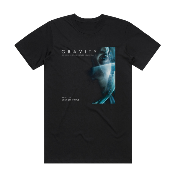 Steven Price Gravity Original Motion Picture Soundtrack Album Cover T-Shirt Black