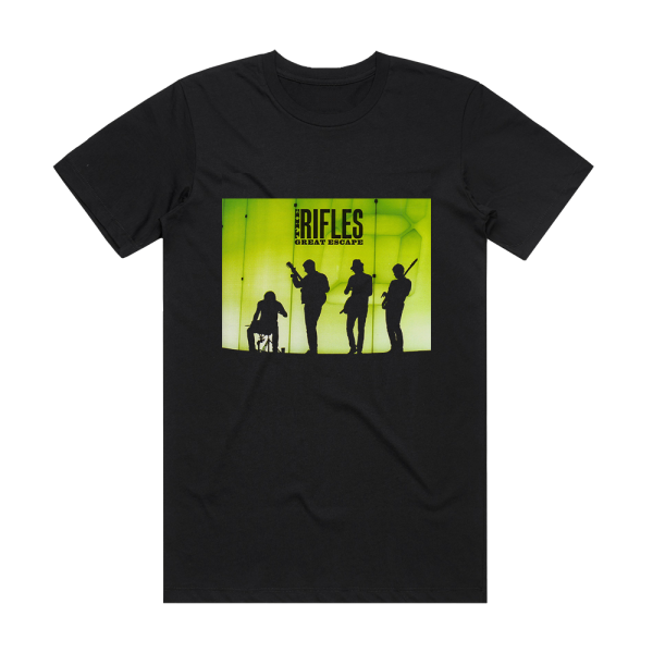 The Rifles Great Escape Album Cover T-Shirt Black