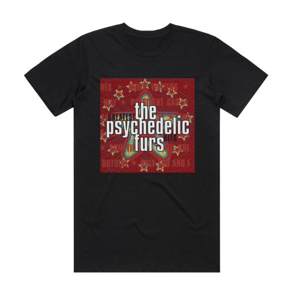 The Psychedelic Furs Greatest Hits Album Cover T-Shirt Black