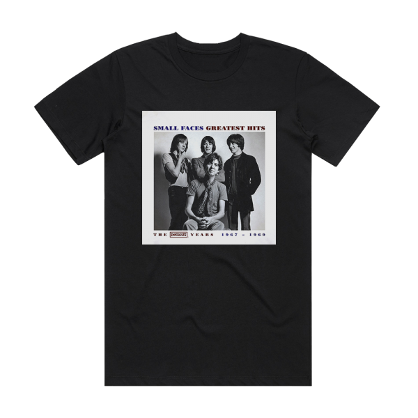 Small Faces Greatest Hits Album Cover T-Shirt Black