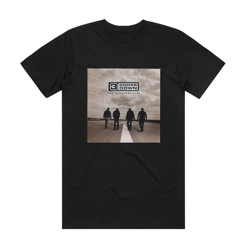 3 Doors Down Greatest Hits Album Cover T-Shirt Black – ALBUM COVER T-SHIRTS
