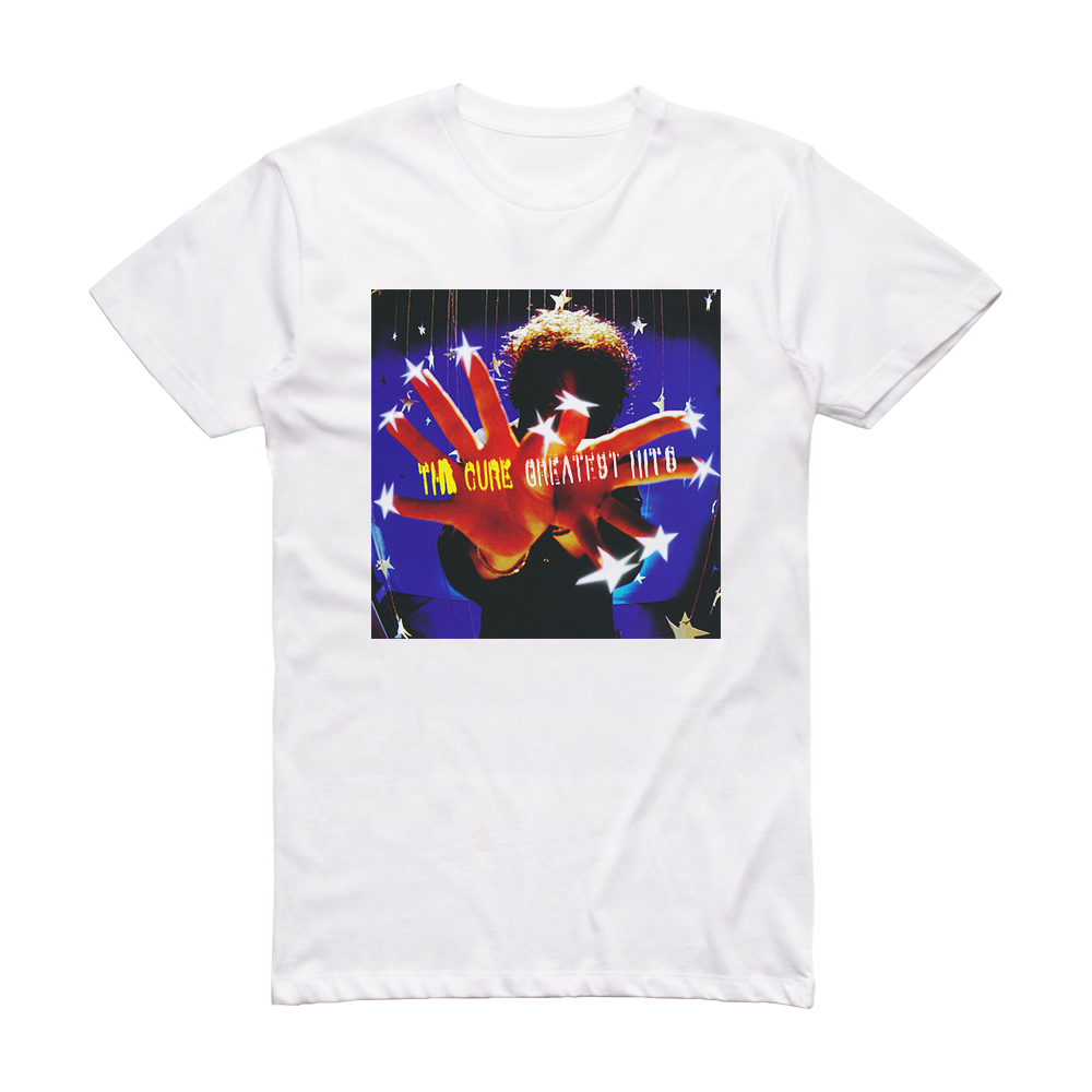 The Cure Greatest Hits Album Cover T-Shirt White – ALBUM COVER T-SHIRTS