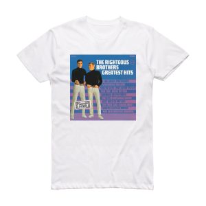 The Righteous Brothers Greatest Hits Album Cover T-Shirt White