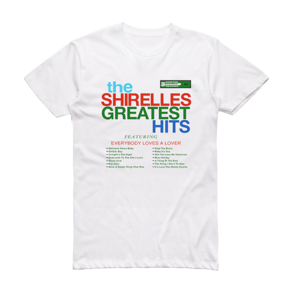 The Shirelles Greatest Hits Album Cover T-Shirt White