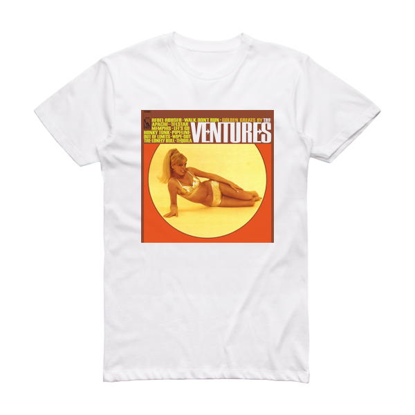 The Ventures Greatest Hits Album Cover T-Shirt White