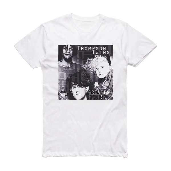 Thompson Twins Greatest Hits Album Cover T-Shirt White