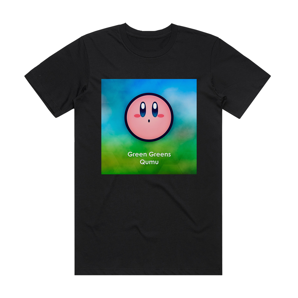 Qumu Green Greens From Kirbys Dream Land Album Cover T-Shirt Black ...