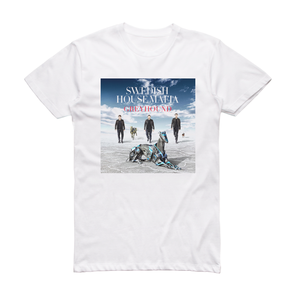 Swedish House Mafia Greyhound Album Cover T-Shirt White