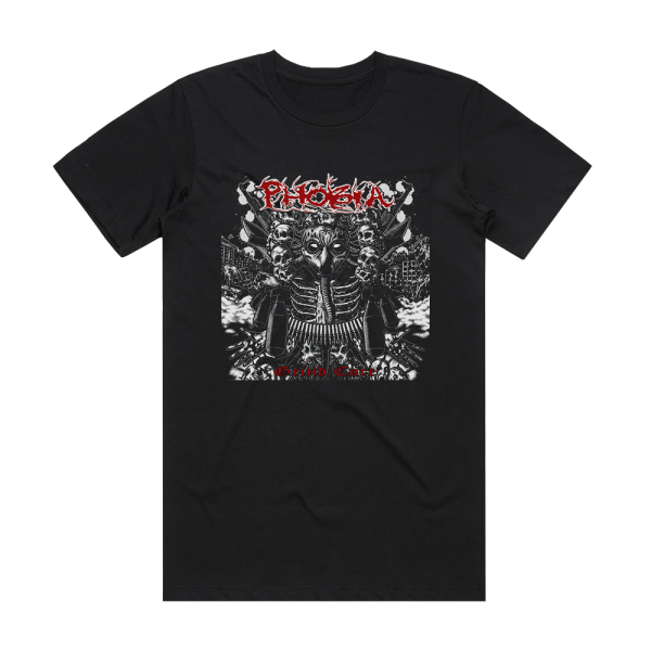 Phobia Grind Core Album Cover T-Shirt Black