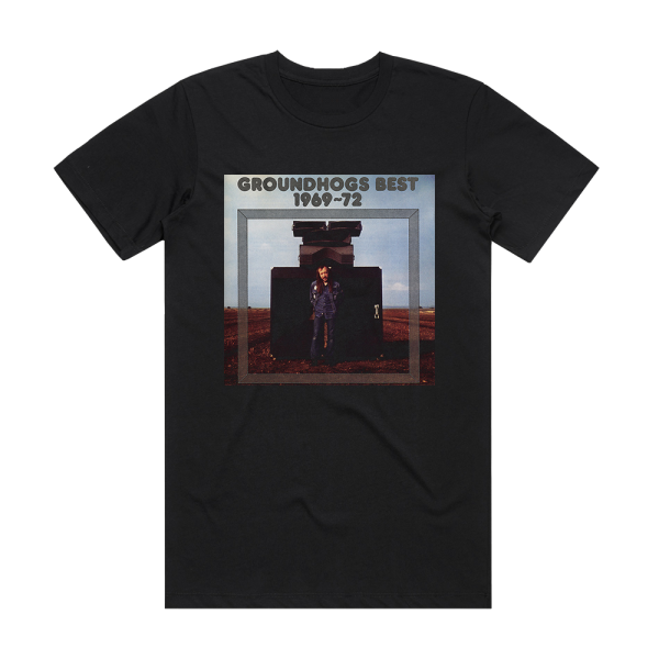 The Groundhogs Groundhogs Best 1969 72 Album Cover T-Shirt Black