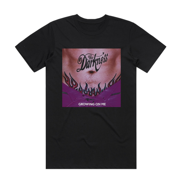 The Darkness Growing On Me Album Cover T-Shirt Black