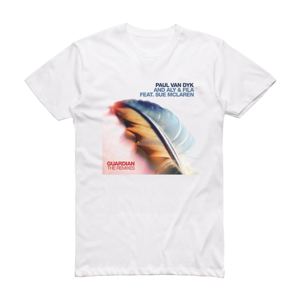 Paul van Dyk Guardian The Remixes Album Cover T-Shirt White