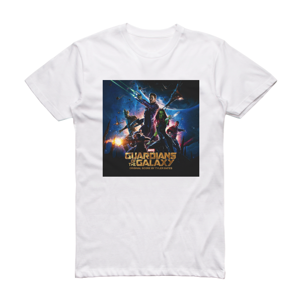 Tyler Bates Guardians Of The Galaxy 1 Album Cover T-Shirt White