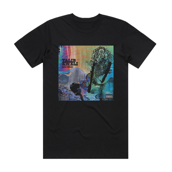 Talib Kweli Gutter Rainbows Album Cover T-Shirt Black