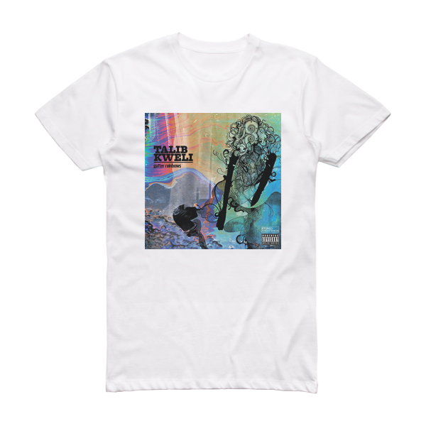 Talib Kweli Gutter Rainbows Album Cover T-Shirt White