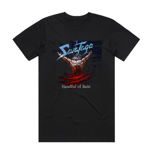 Savatage Handful Of Rain Album Cover T-Shirt Black