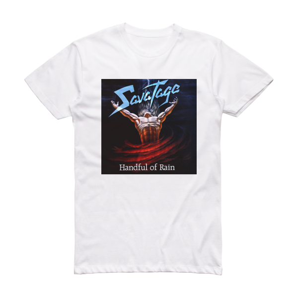 Savatage Handful Of Rain Album Cover T-Shirt White