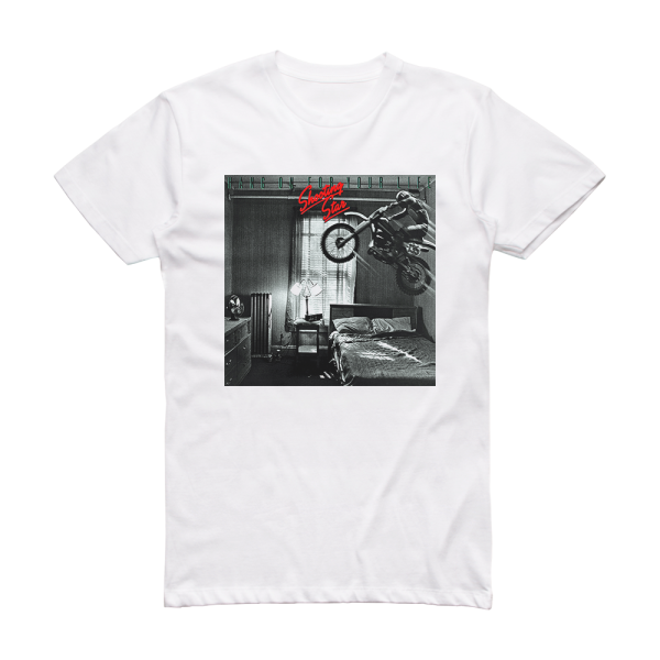 Shooting Star Hang On For Your Life Album Cover T-Shirt White