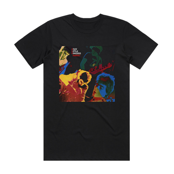 Stiff Little Fingers Hanx Album Cover T-Shirt Black