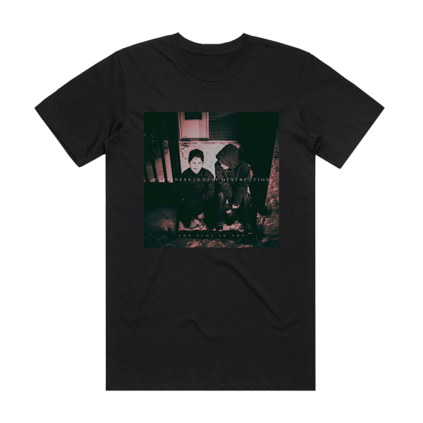 The Plot In You Happiness In Self Destruction Album Cover T-Shirt Black