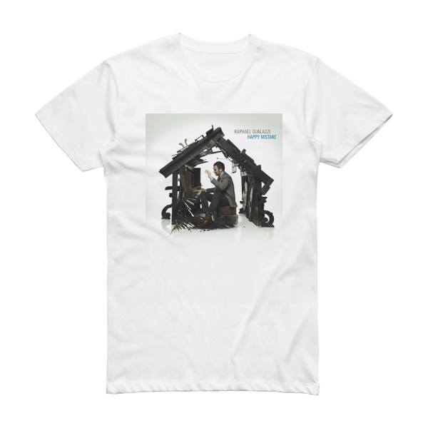 Raphael Gualazzi Happy Mistake Album Cover T-Shirt White