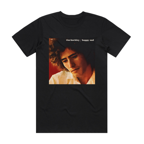 Tim Buckley Happy Sad Album Cover T-Shirt Black