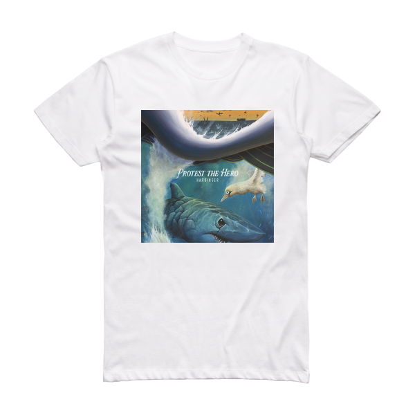 Protest the Hero Harbinger Album Cover T-Shirt White