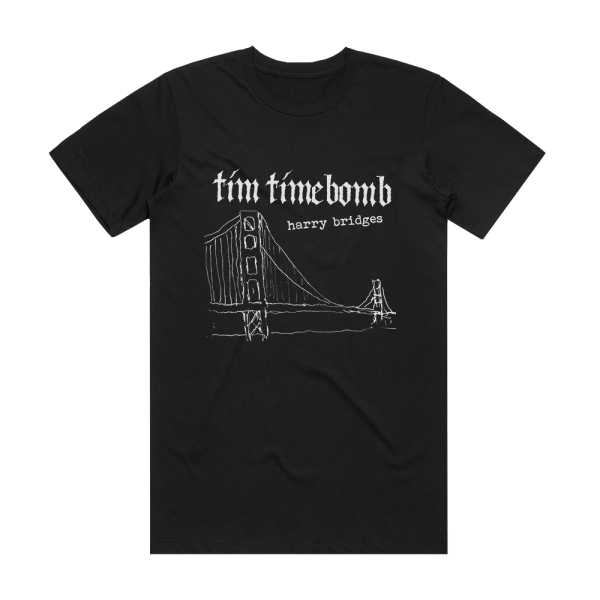 Tim Timebomb Harry Bridges Album Cover T-Shirt Black