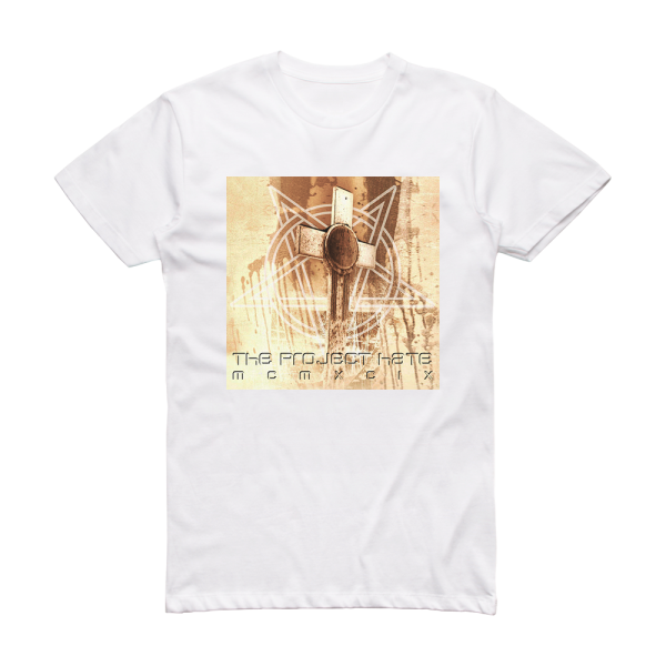 The Project Hate MCMXCIX Hate Dominate Congregate Eliminate Album Cover T-Shirt White