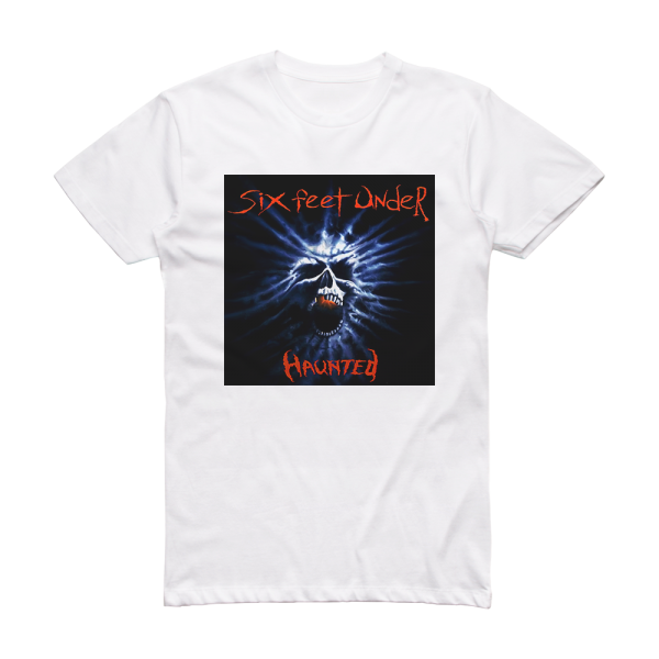 Six Feet Under Haunted Album Cover T-Shirt White