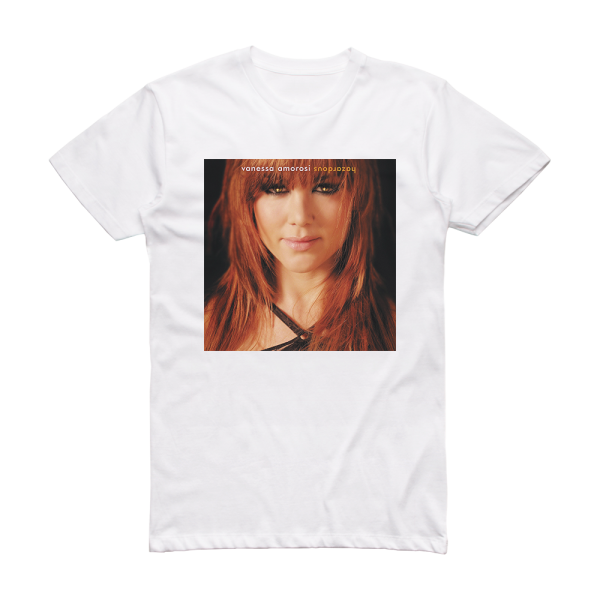 Vanessa Amorosi Hazardous Album Cover T-Shirt White