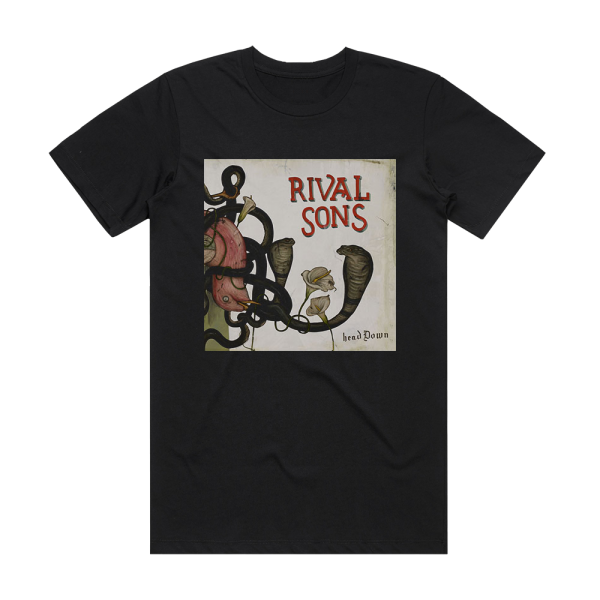 Rival Sons Head Down Album Cover T-Shirt Black