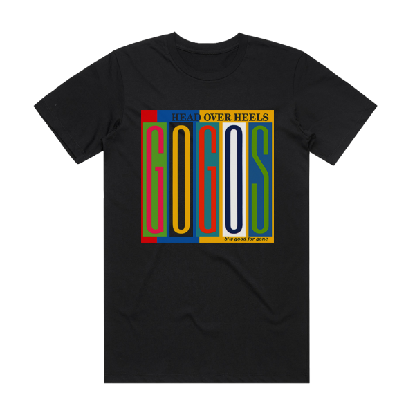 The Go-Gos Head Over Heels Good For Gone Album Cover T-Shirt Black